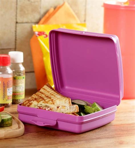 tupperware steel lunch box|tupperware sandwich keeper lunch box.